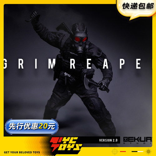【TYCTOYS】定金预售 EKUAZ STUDIO CSS特种部队死神2.0可动1/6