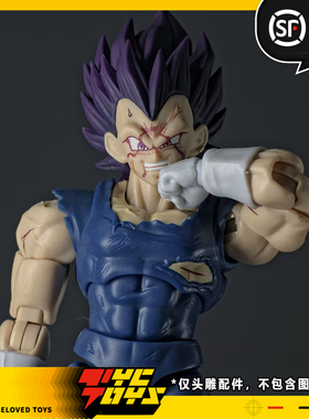 【TYCTOYS】现货 AIR&OQ001贝吉塔紫头1/12可动人偶手办头雕配件