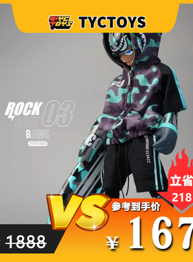 【TYCTOYS】特价现货 JT STUDIO 1/6 ROCK GAKI JAWS鲨鱼异色版