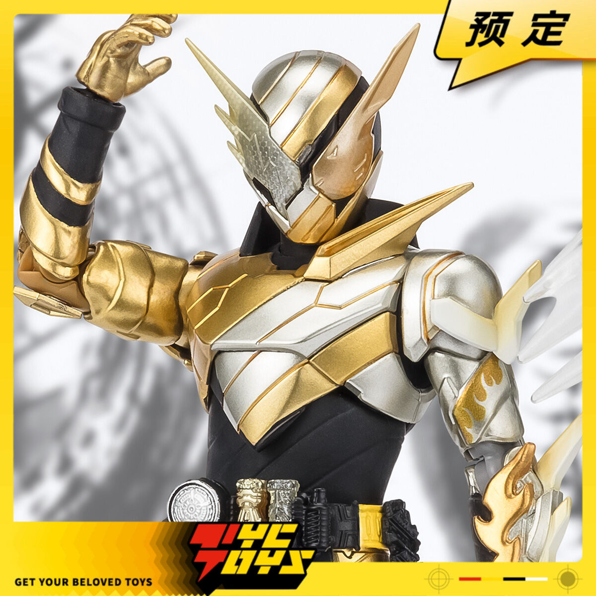 【tyctoys】预售 万代shf魂限假面骑士build金兔银龙新年可动人偶