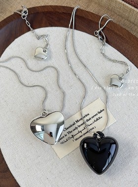 韩国时尚百搭ins风黑色项链