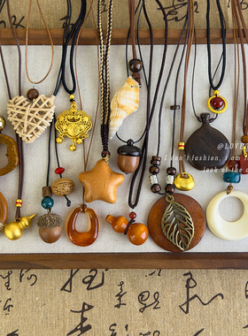 新中式异域民族风编绳项链