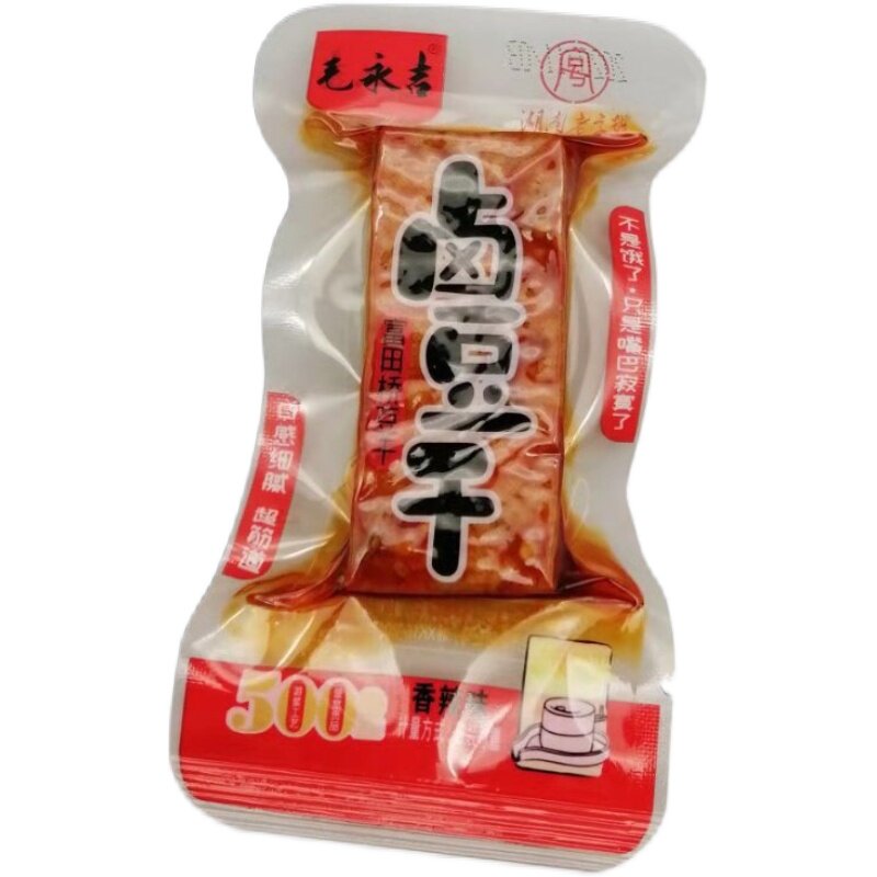 毛永吉休闲香辣卤豆干图片