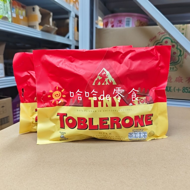 包邮瑞士进口Toblerone装零食甜品牛奶黑白迷你三角巧克力 200g