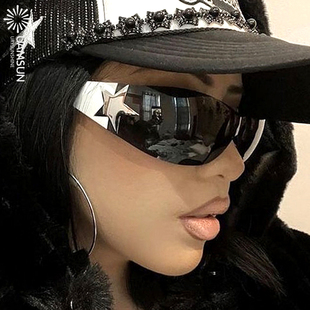 Frameless Sunglasses Y2K千禧辣妹墨镜女无框太阳镜运动太阳眼镜