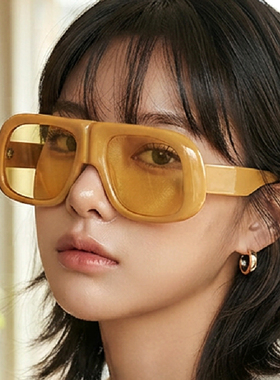 欧美复古太阳眼镜女大框嘻哈墨镜