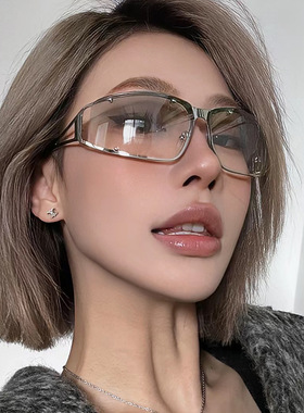 金属太阳镜y2k辣妹防晒欧美女