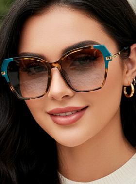 方框太阳眼镜防蓝光平光镜眼镜框