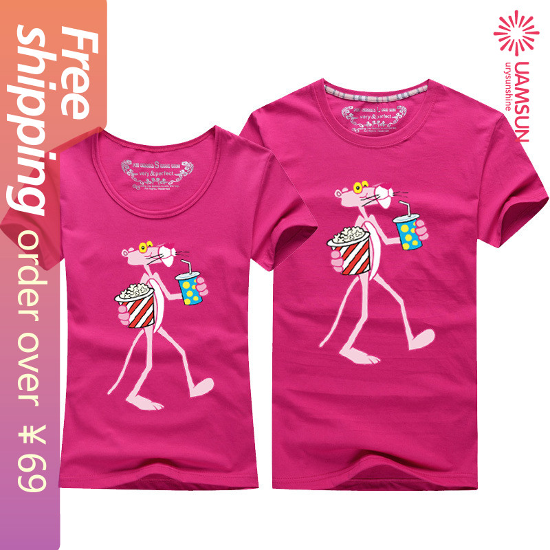 couple shirt cotton t-shirt2018 shirts love blouse women men