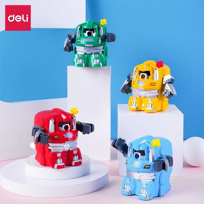 어린이와 학생에게 효과적인 연필깎이 트랜스포머 창작연필깎이 연필깎이 수동식 연필깎이 대패