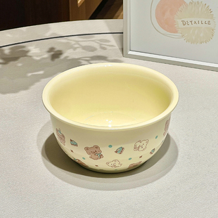 陶瓷汤碗可爱家用2026新款餐具大号拉面碗个人专用水果沙拉汤盆