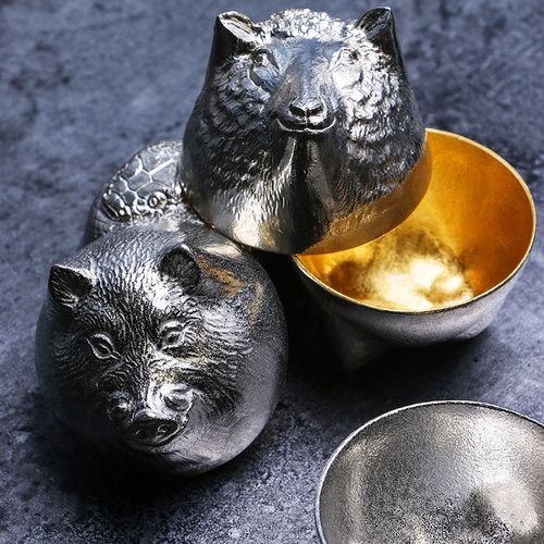 日本进口能作雅览堂清酒杯