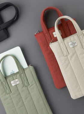 日韩太空棉手提适用11寸平板键盘13/14寸笔记本电脑包苹果华为手提