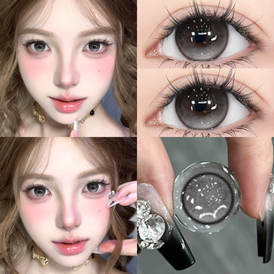 冰晶泪光美瞳半年抛自然御姐款大直径隐形眼镜年抛女WF官方正品TN