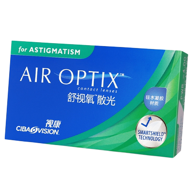 爱尔康视康散光专业定制隐形眼镜订制散光月抛3片装隐形散光订MN