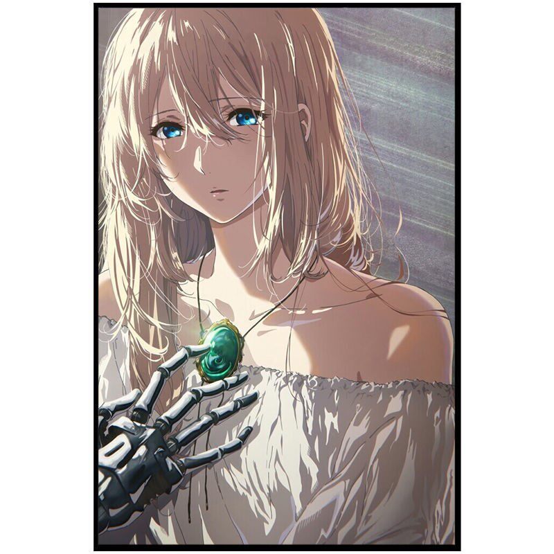 紫罗兰的永恒花园diy数字油画手绘薇尔莉特少佐个性礼物装饰画