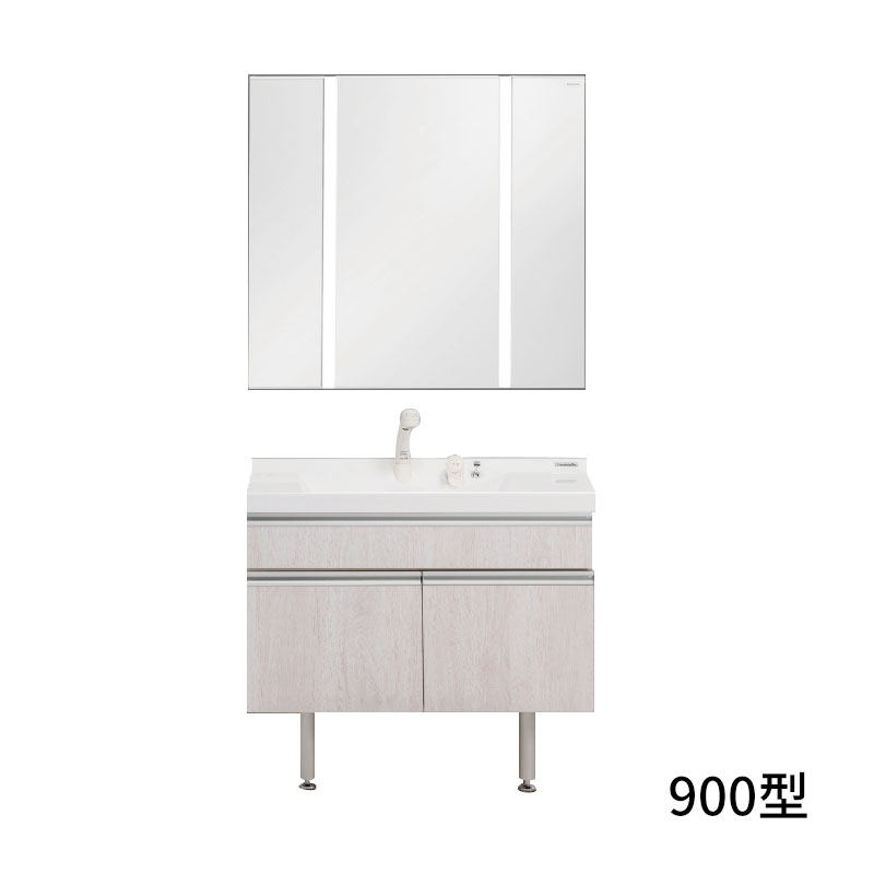 松下panasonic 木肌风合卫生间洗面台化妆柜洗漱柜镜柜浴室柜