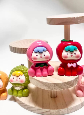 水果崽崽创意车载摆件手工可爱饰品玩具桌面摆件树脂儿童礼物