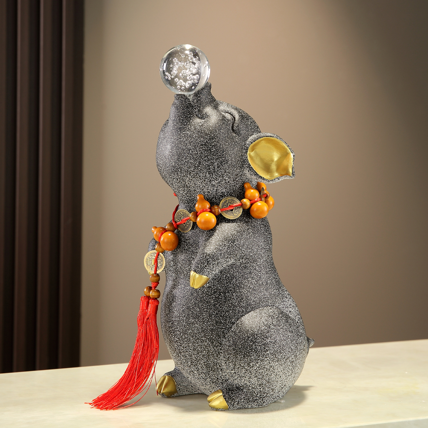 庆拓诸事大吉，旺财猪摆件