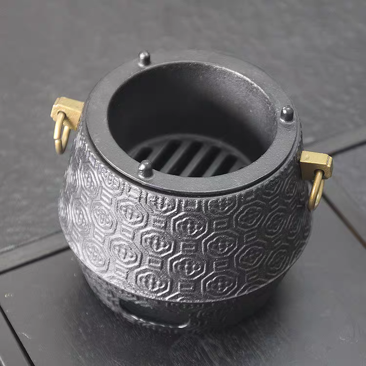 日式铜环铜扣铁壶座铸铁风炉生铁炭炉茶壶碳炉铸铁壶带环碳炉茶具,餐饮具,煮茶炉,淘宝优惠券,粉丝福利购,淘宝优惠卷