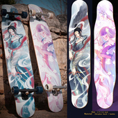 gappy孔雀鱼长板滑板女生初学者男生成人刷街抖音专业dancing舞板