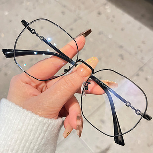 防蓝光辐射近视眼镜女黑框大框显脸小韩版潮可配度数平光眼睛架男