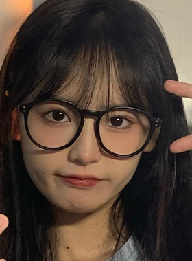 黑框防蓝光抗辐射近视眼镜女可配度数护目平光眼睛框架抗疲劳男潮