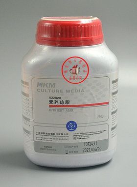 包发票环凯022020营养琼脂250g普通肉汤琼脂培养基微生物实验器材
