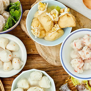 锦和甲[五福临门套餐]1258g手工福袋鱼丸蟹籽丸虾丸火锅丸子