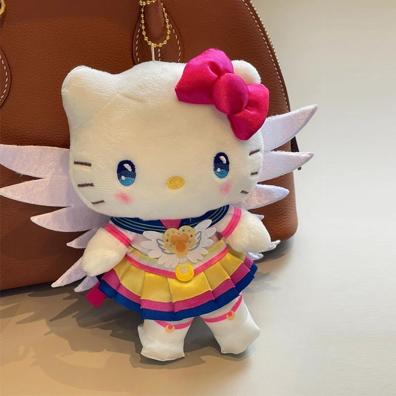 正版联名美少女战士Kitty钥匙扣挂件公仔女生包挂饰玩偶生日礼物