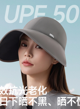 蕉下鸭舌帽防晒帽女春夏大檐帽紫外线渔夫帽遮阳焦下太阳帽BM715