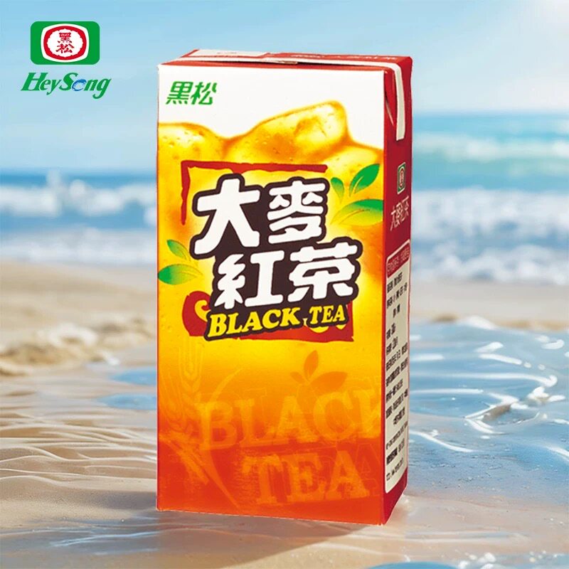台湾原装进口黑松大麦红茶百香果C饮料300ml*24整箱柳橙葡萄蜜桃