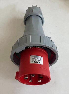 AJCEE防水插头插座AJ-0352 63A125A插销 连接器 3芯4芯5孔5芯