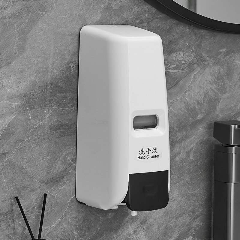 酒店卫生间洗手台滴液洗手液机免打孔按压壁挂式沐浴露皂液器盒子,家装主材,皂液器,淘宝优惠券,粉丝福利购,淘宝优惠卷