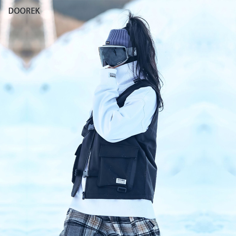新款DODREK蘑菇头男女款单板滑雪服防水保暖马甲坎肩夹棉冬季防风,户外/登山/野营/旅行用品,滑雪衣,淘宝优惠券,粉丝福利购,淘宝优惠卷
