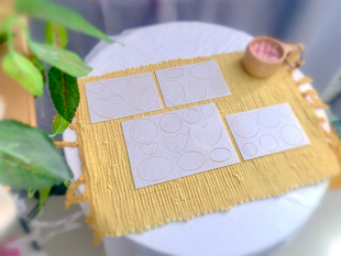 羊毛毡戳戳乐手工DIY材料配件不织布打底布创意刺绣胸针衬布底布