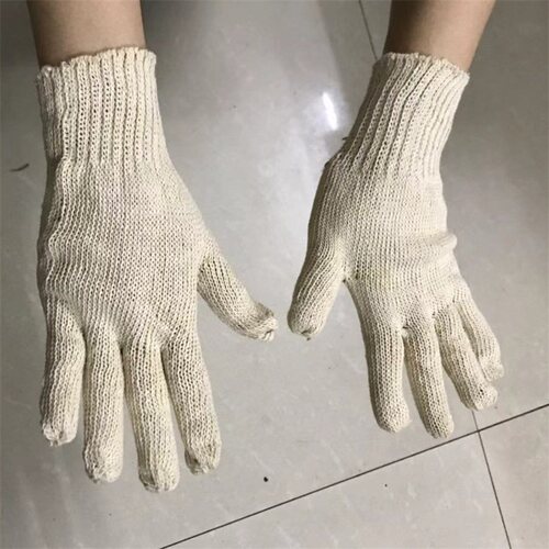 白色手套户外钓鱼防寒搬货