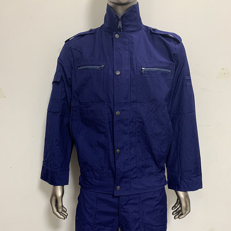 老库存87式海夏季作训服男的确良春秋物业老款户外训练工作服套装