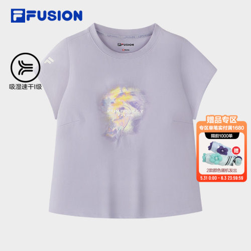 FILAFUSION斐乐女子短袖T