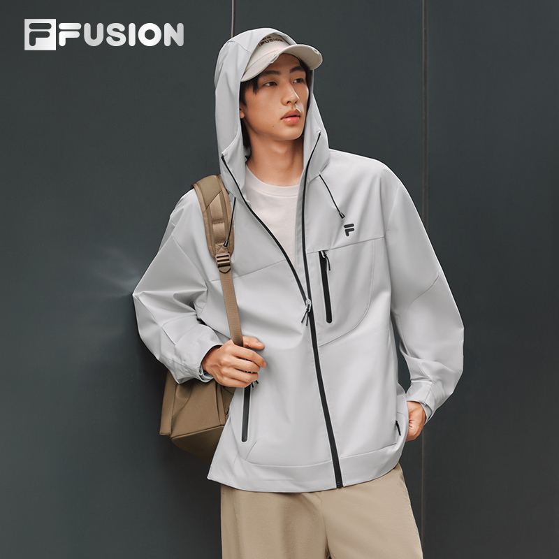 FILA FUSION斐乐潮牌男子三合一外套2026春季新款休闲上衣两件套