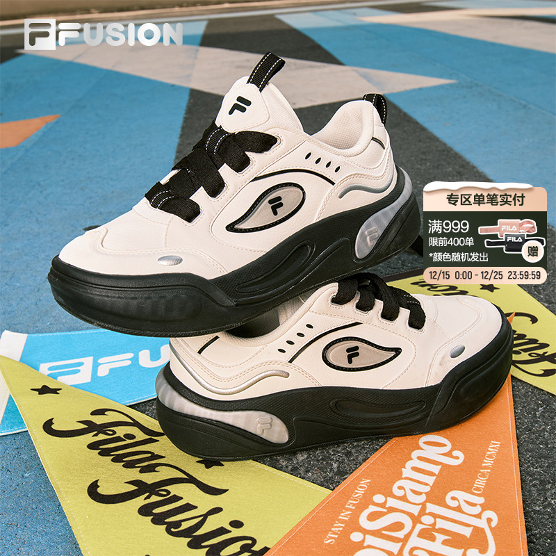 FILAFUSION女士增高面包板鞋