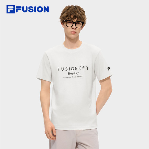 FILAFUSION斐乐男士针织短袖衫