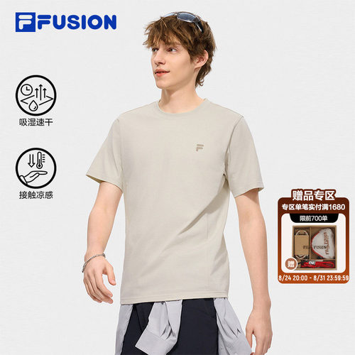 FILAFUSION斐乐男士短袖T恤