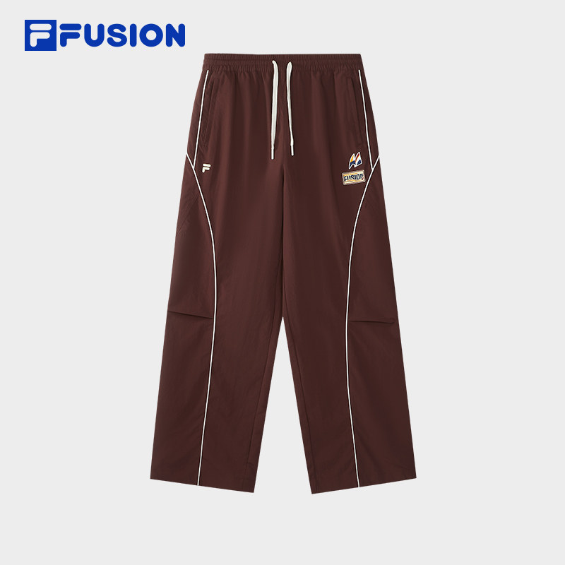 FILA FUSION斐乐潮牌梭织长裤女2026夏季新款时尚休闲宽松工装裤