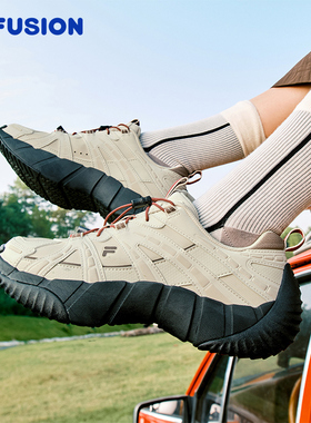 脊骨鞋2 | FILA FUSION斐乐女鞋厚底老爹鞋冬季增高休闲鞋运动鞋