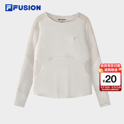 FILAFUSION斐乐女士针织长袖衫