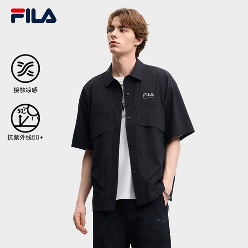 FILA斐乐男子短袖衬衫