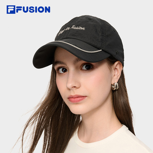 新款 棒球帽2025秋季 撞色遮阳帽运动帽 FUSION斐乐潮牌情侣款 FILA