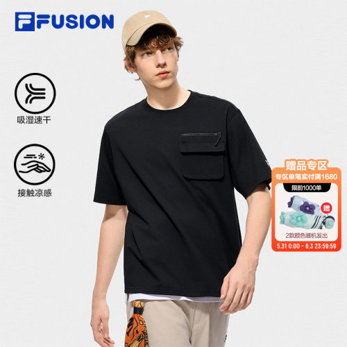 FILAFUSION斐乐男子短袖T