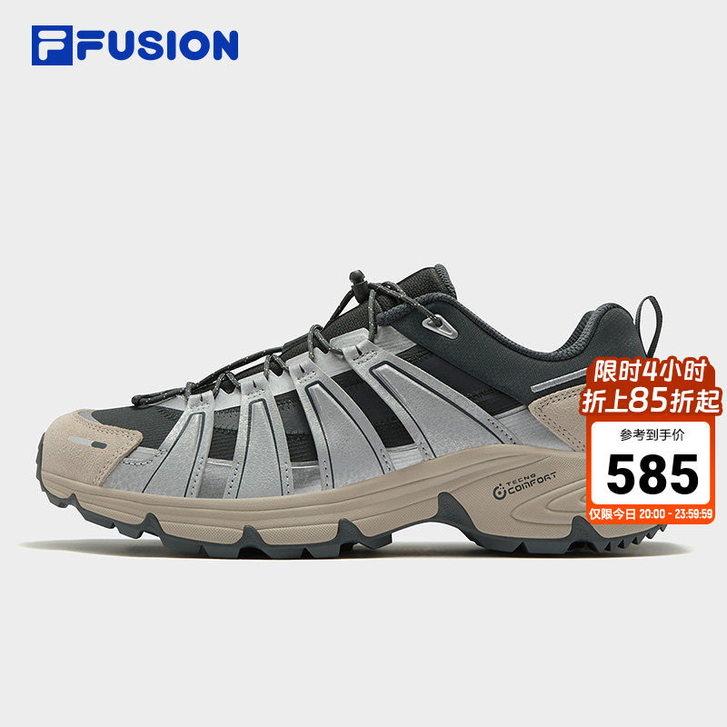 Como X丨FILA FUSION斐乐男子运动鞋跑步鞋新款户外徒步老爹鞋子